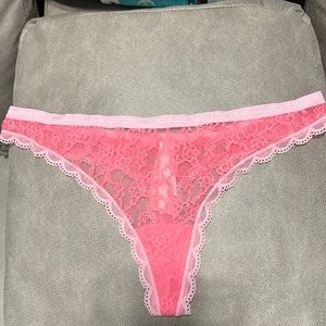 Brand New lace thong Victoria’s Secret size M, never been worn